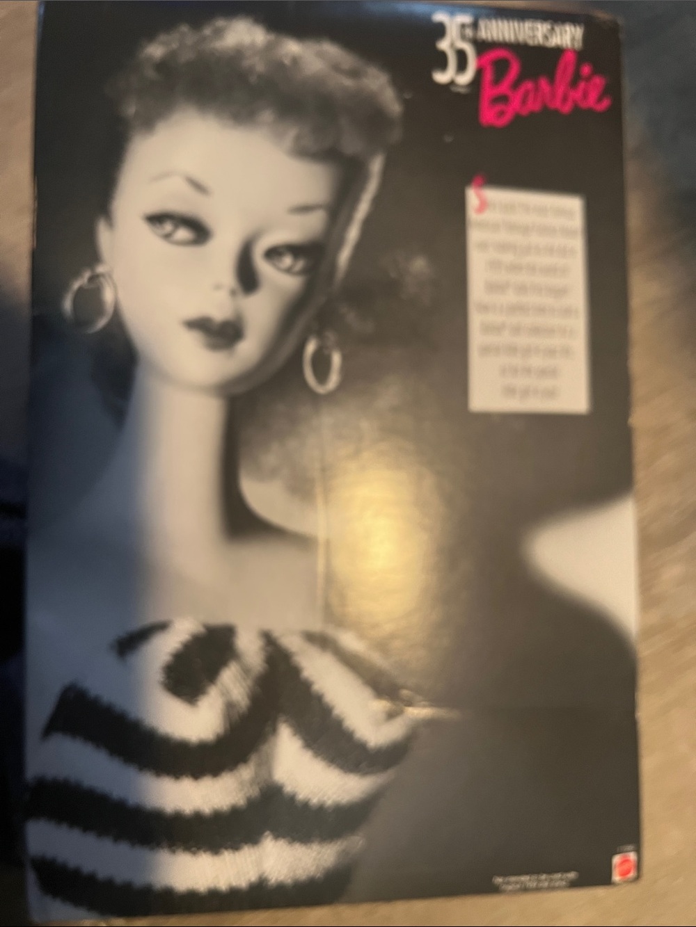 Barbie Blonde Doll in Black and White Zebra Swimsuit - Barbie - Picture 4 of 4